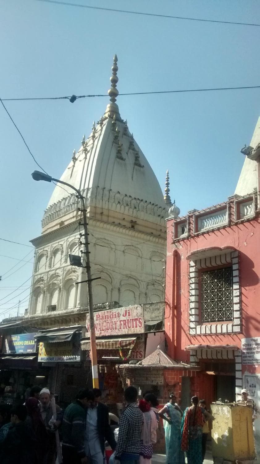 Sikhara of one of the temples in Raghunath Mandir, Jammu