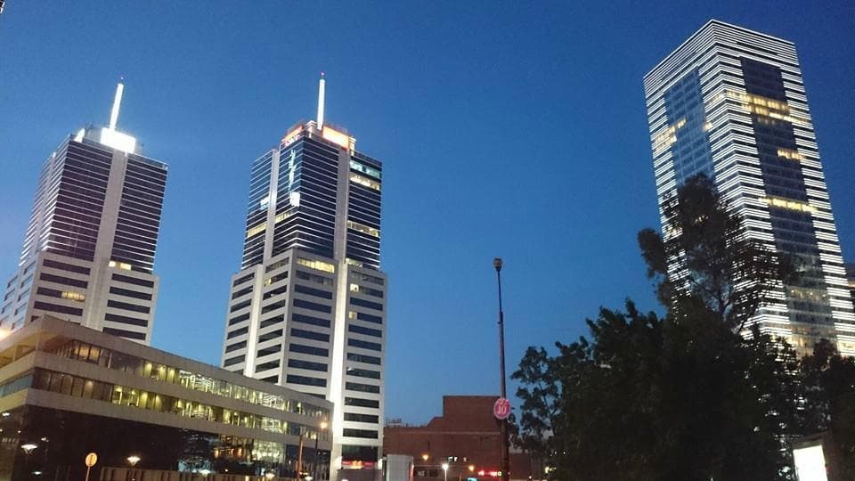 Atardecer no WTC MVD