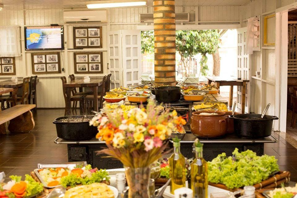 Parte interna do Barracão