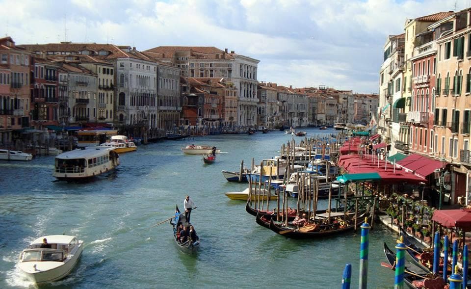 View from Rialto Bridge