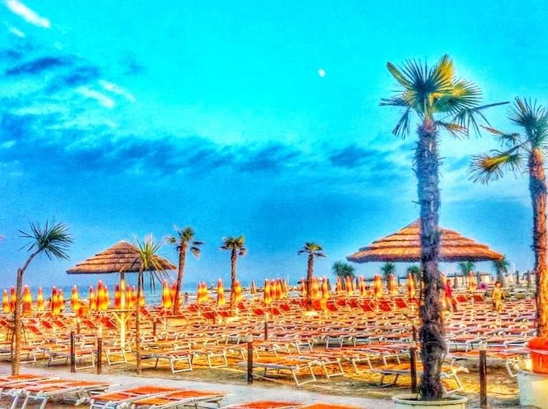 Tramonto durate l'aperitivo del venerdì......