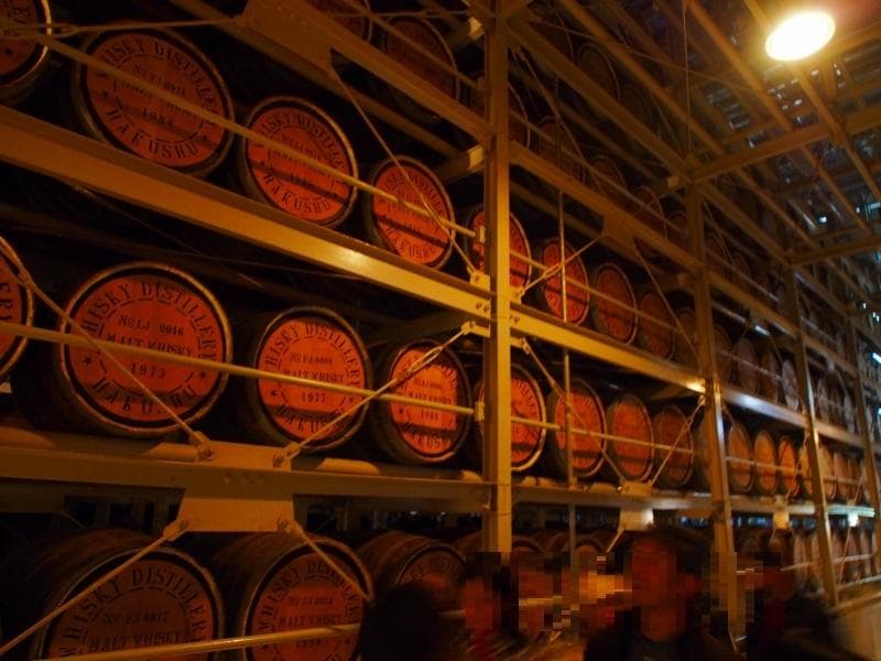 蒸溜樽が静かに眠ります