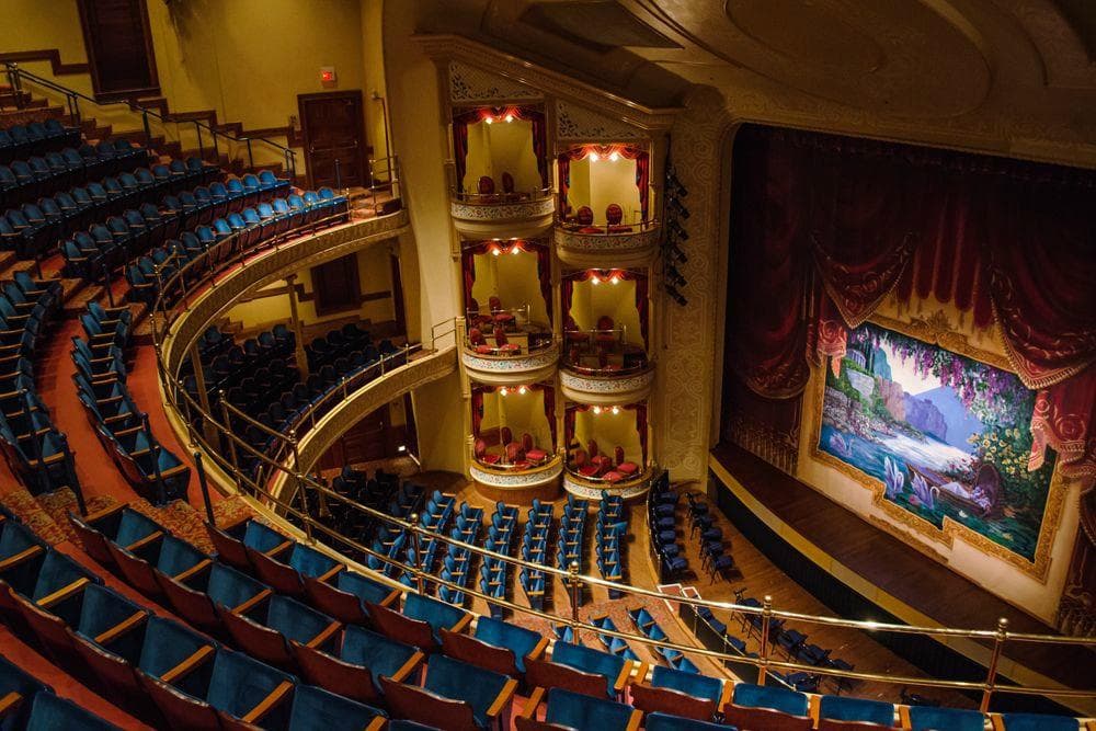 Interior photo of The Grand 1894 Opera House. Photo by Allen Sheffield