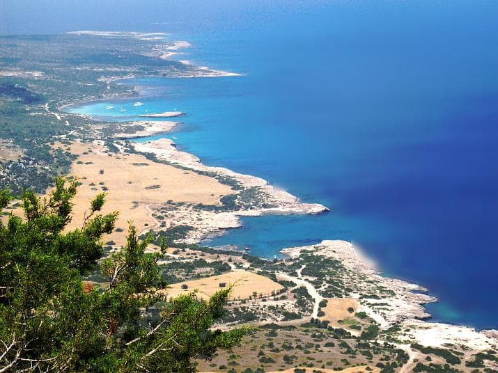 Aphrodites Trail - On top - Coastline