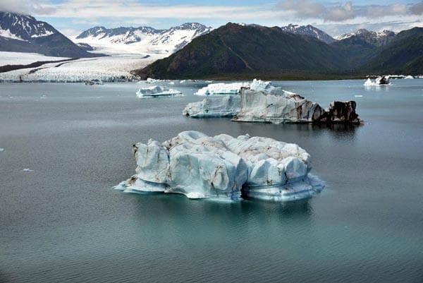 Bear Glacier from a Helicopter
