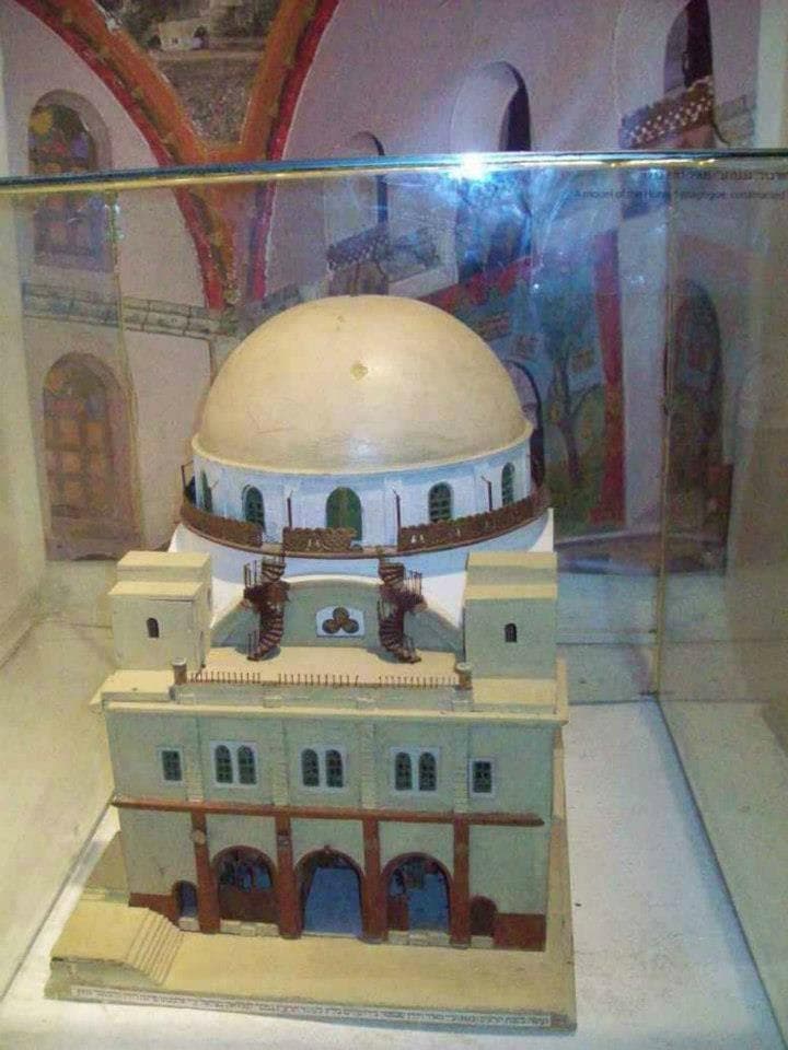 Modell av Hurvasynagogen