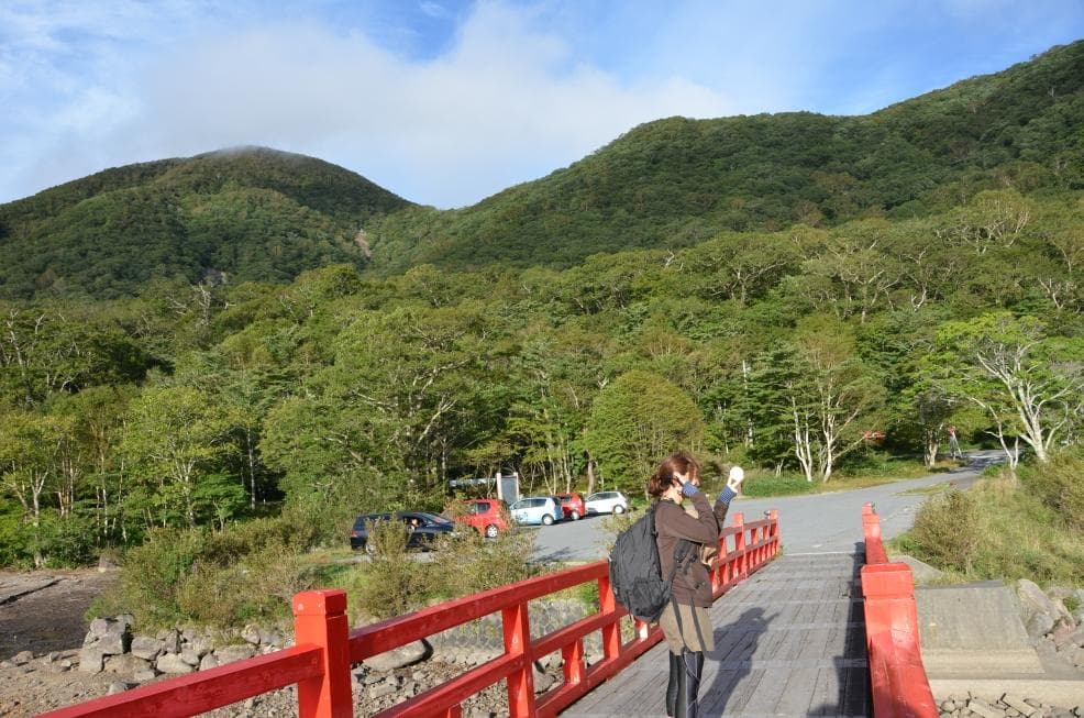 赤城神社の駐車場(無料)に止めて、周囲を散策するのもおすすめ