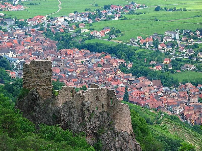 Château le Girsberg et Ribeauvillé