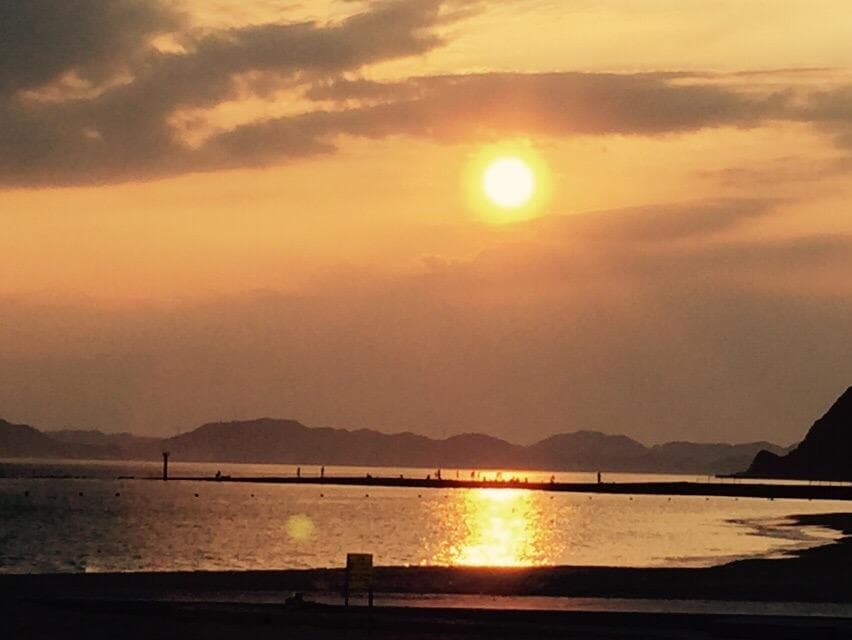 瀬戸内海に沈む夕陽を独り占めできちゃいます!