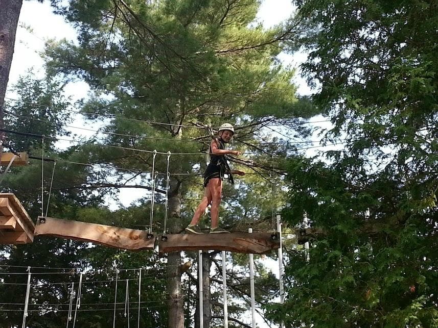 Aerial park adventure