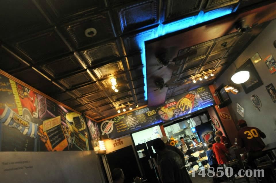 Inside the restaurant