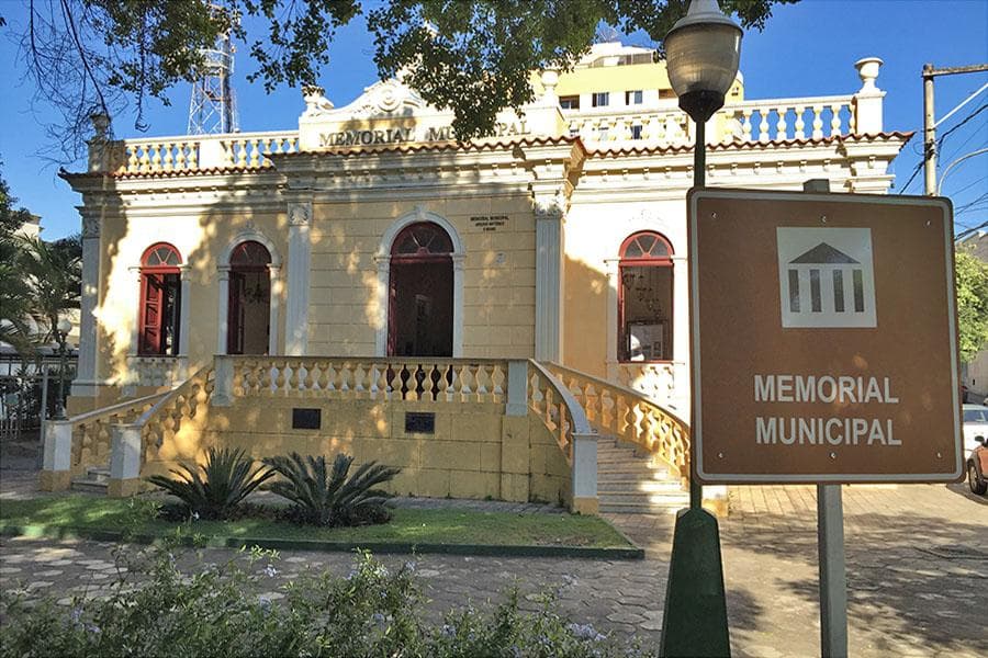 Paço Municipal de Muriaé, atualmente abriga o memorial da cidade