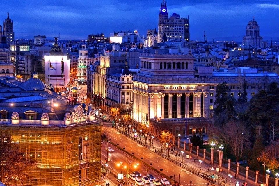 View from the Mirador of Palacio Cibeles