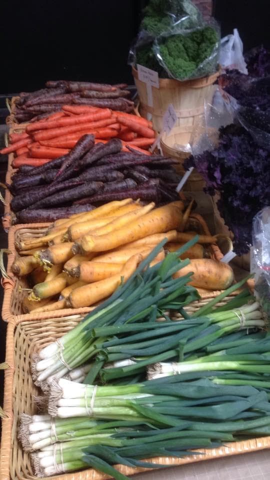 Some of the produce that was available in February.