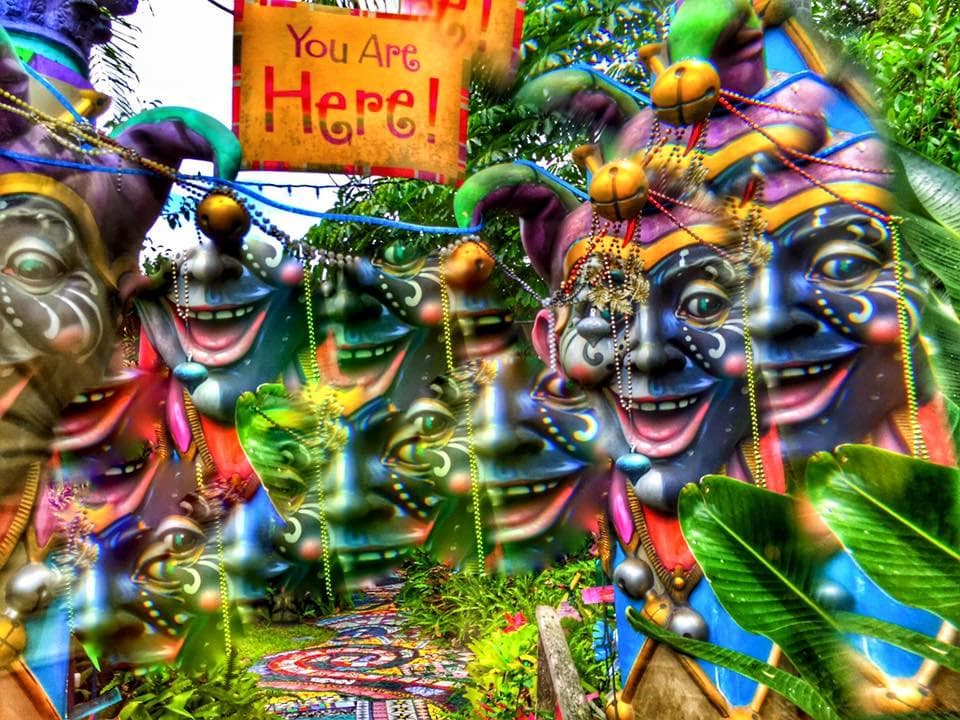 Whimzey jesters greet people to Whimzeyland
