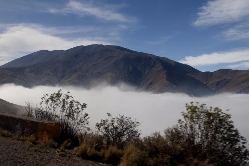 Ruta de Salta hacia Cachi.