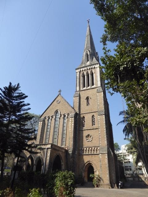The exterior of the church.