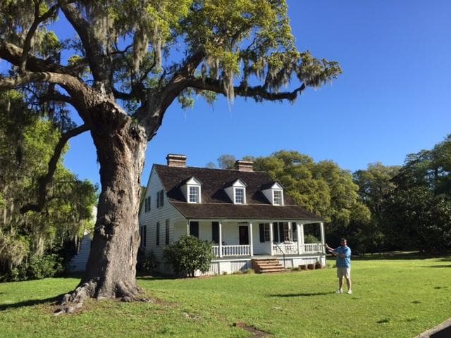 The "new" house that stand on the site of the original Pinckney House