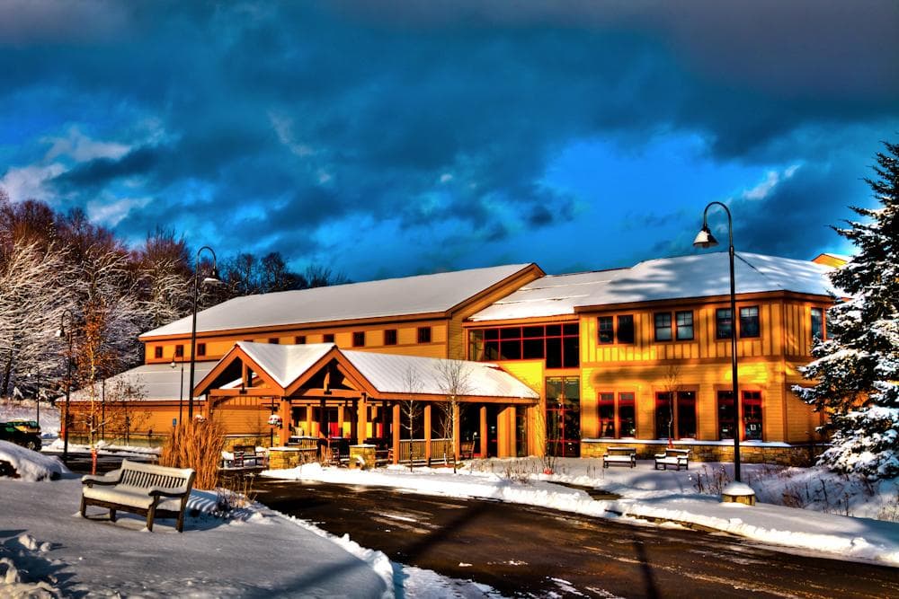 View Arts building in December.