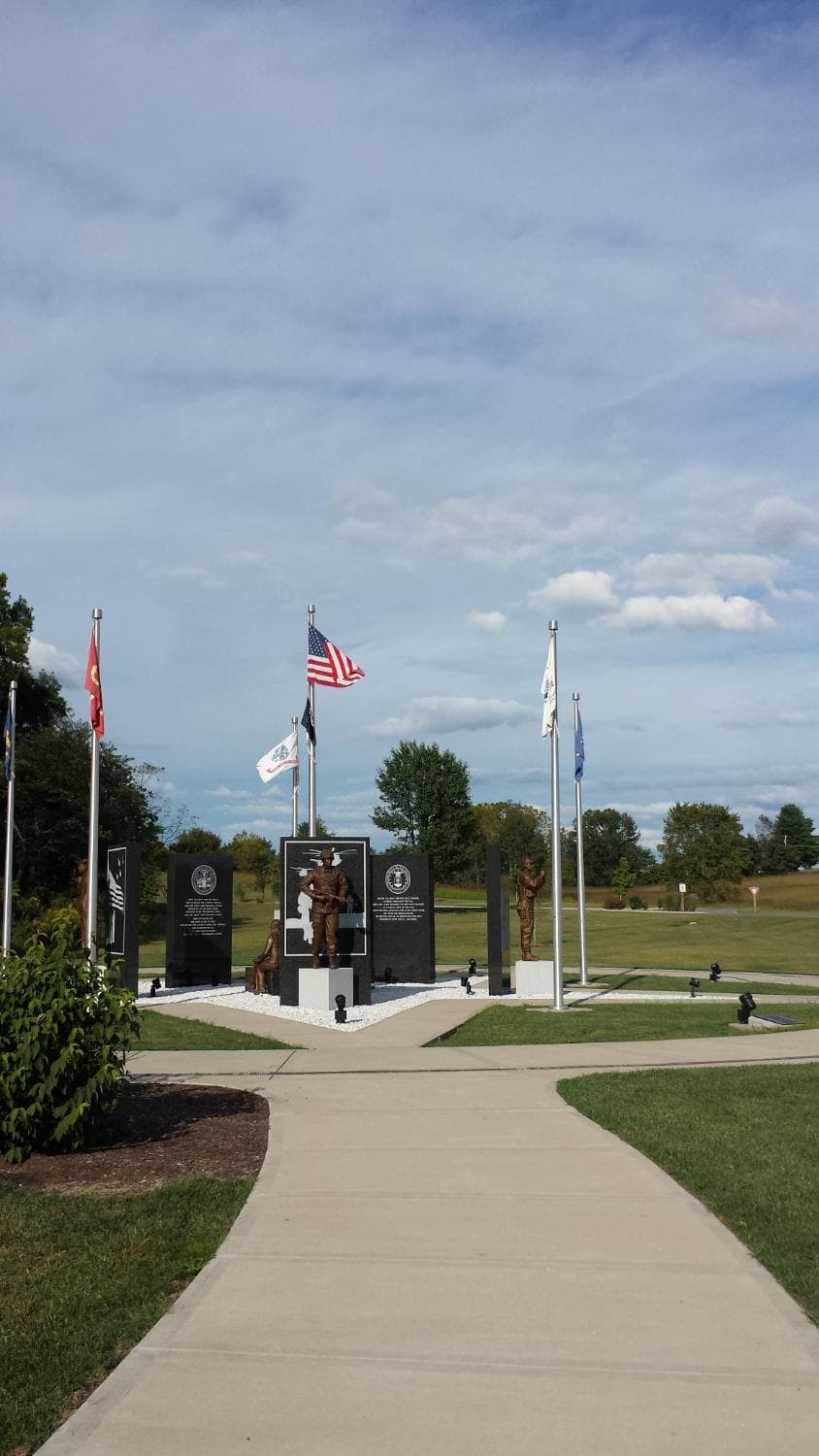 Memorial at the Veterans park
