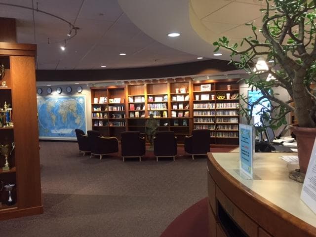 main entrance lending rotunda area