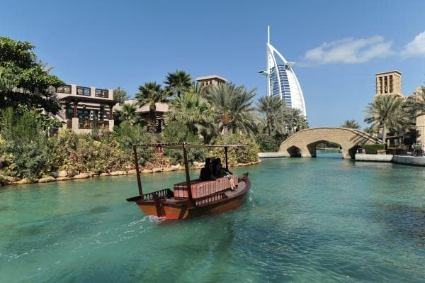 Abra Tour at Madinat Jumeirah With the iconic Burj Al Arab as your backdrop.