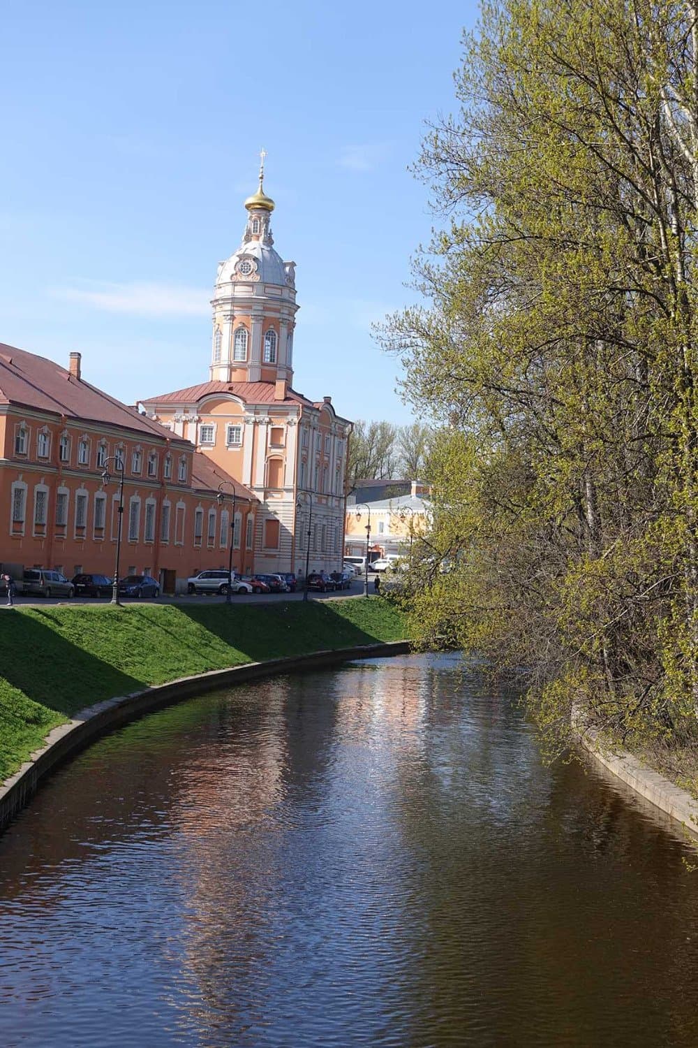 Little canal at the edge of the monastery grounds