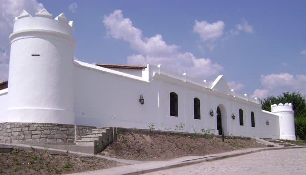This is the facade of Fuerte Cabañas after it was refurbished.