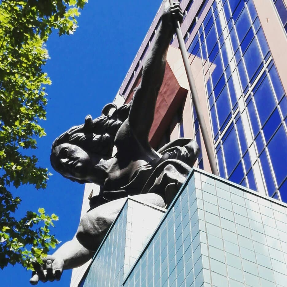 Portlandia Statue