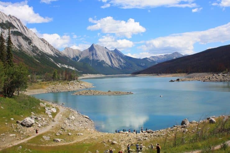 panorama de la tête du lac