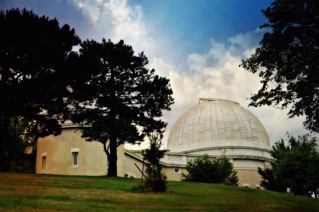 Outside the Allegheny Oservatory