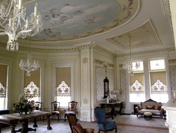 The Bass Mansion, called Brookside, is one of the tip-top most amazingly restored elegant homes/