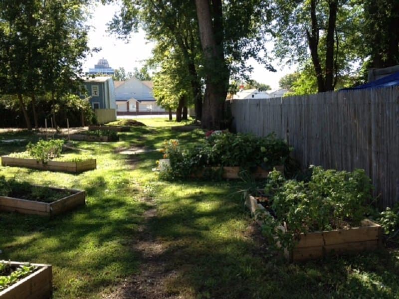Abrahm Johnson Garden - part of The Myers Residence Campus