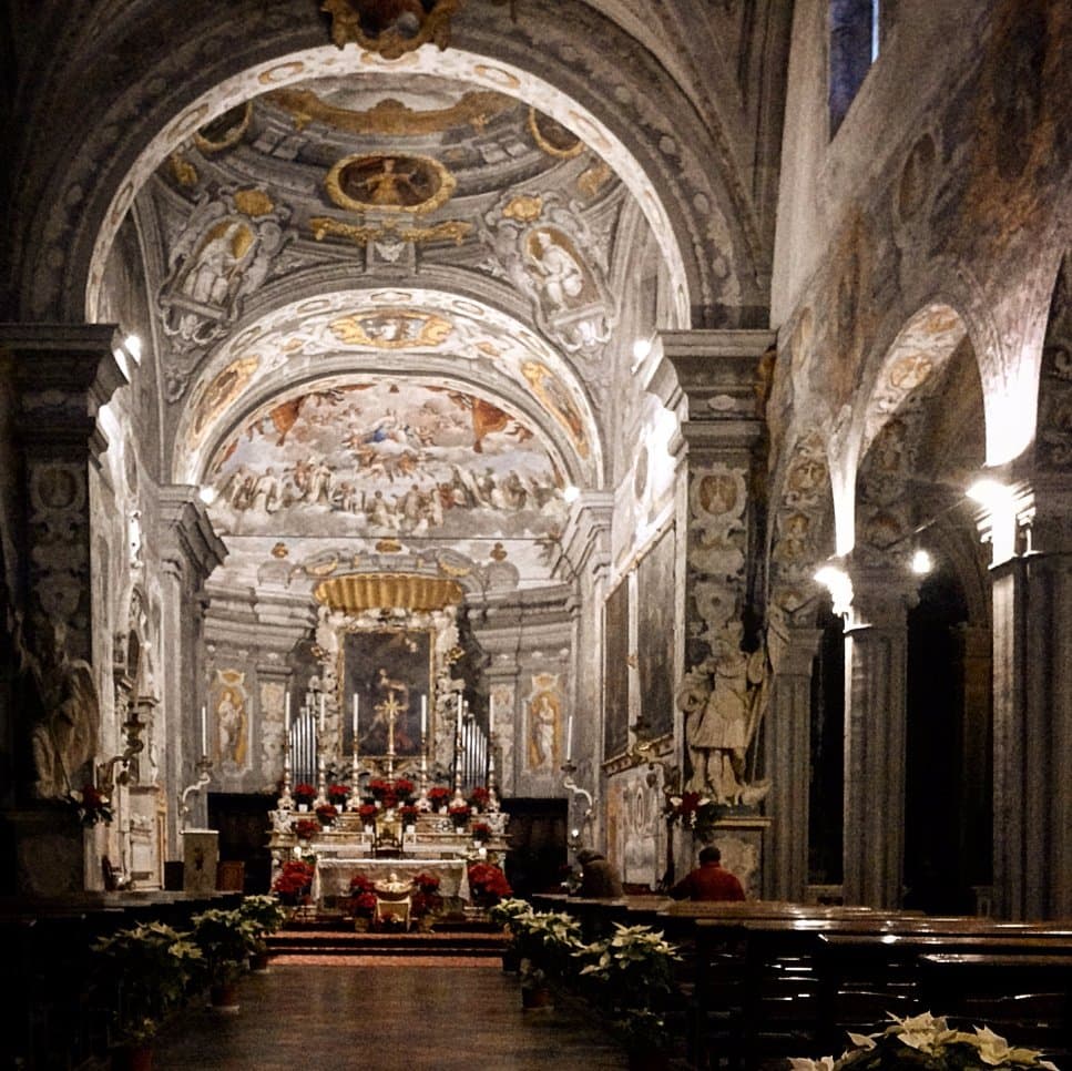 L'interno della Chiesa di San Giorgio