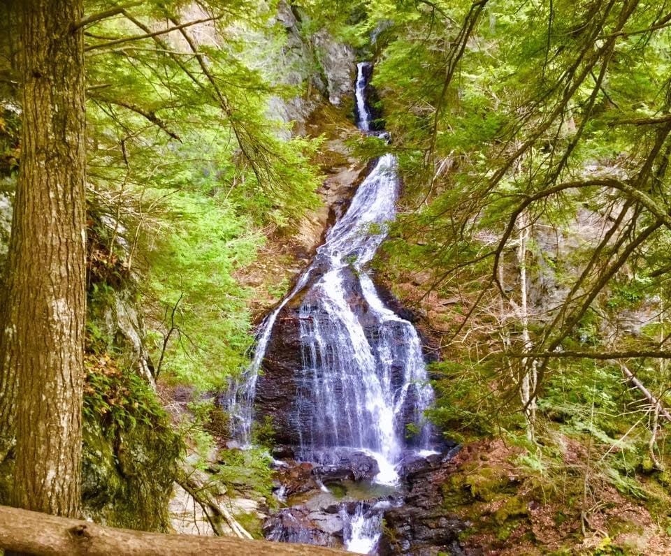 Moss Glenn Falls- well over 100' tall IMHO