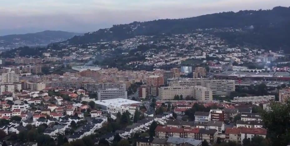 Braga vista do Miradouro do Monte do Picoto.