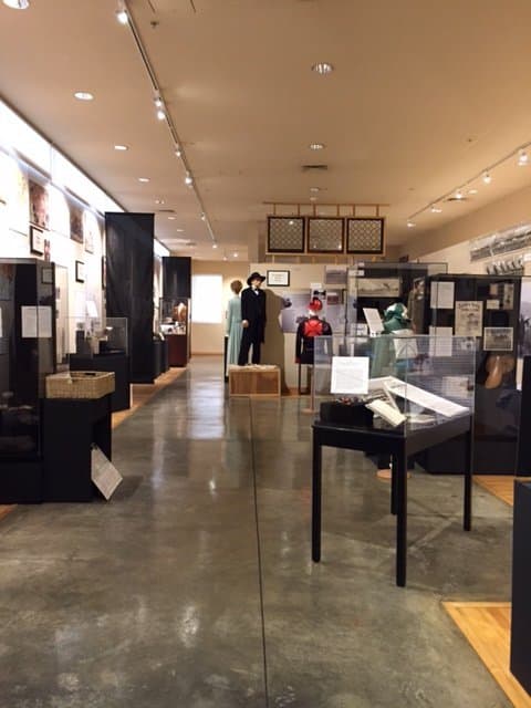 a partial inside view of the museum