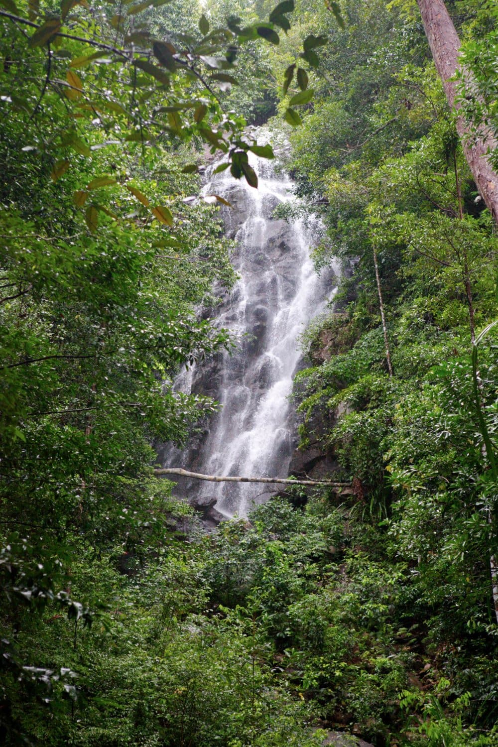 The waterfall soon after a good downpour