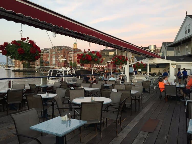 The Oar House Outside Dining