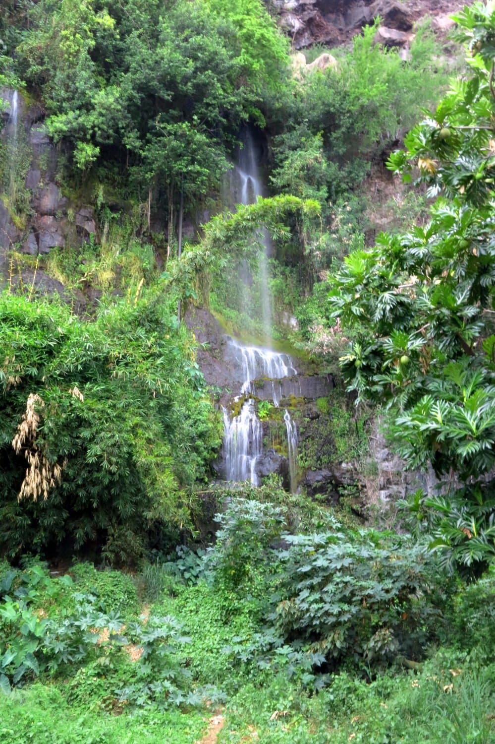 Cascade de la grotte des premiers Français