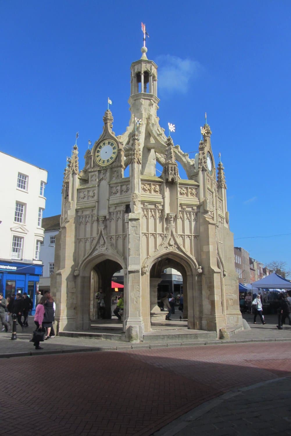 The Market Cross from the Cathedral