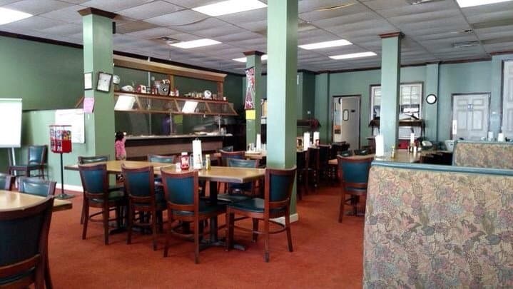 Exterior and interior view.