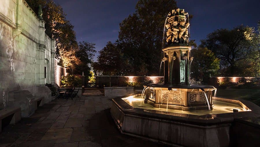The park is best known for the beautiful Walled Garden behind the Pittsburgh Center for the Arts