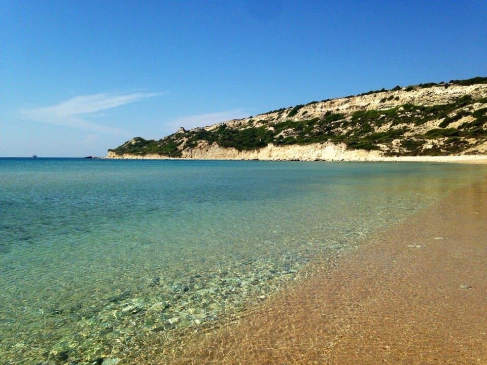 Sessiz ve sakin bir plaj...