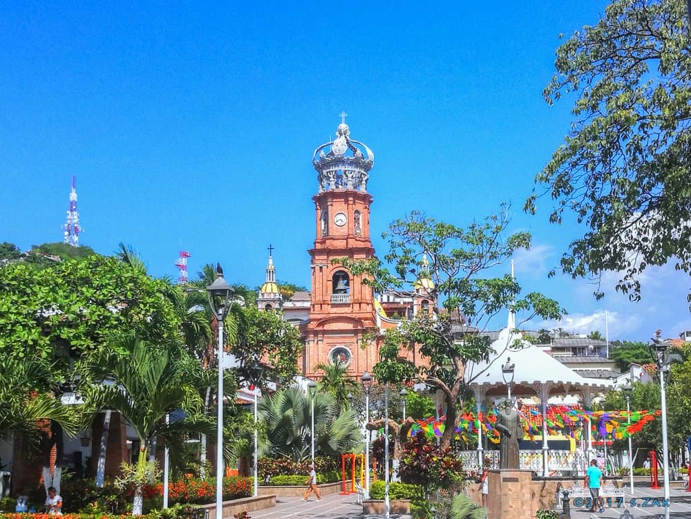 You can't miss this with its tall tower protruding above the trees.