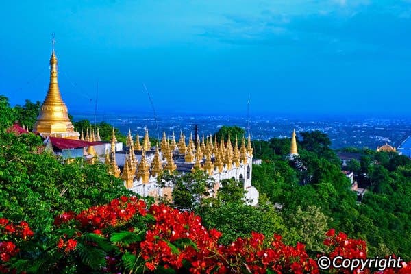 Scenery from Mandalay Hill 