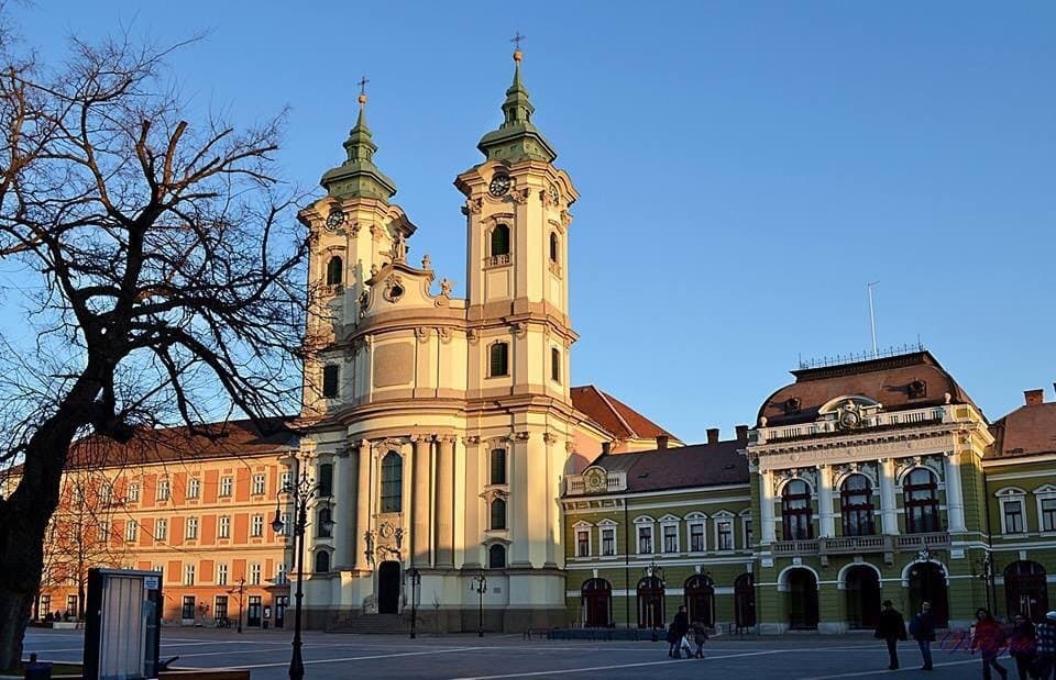 Dobó István Square and Minorite Church Eger