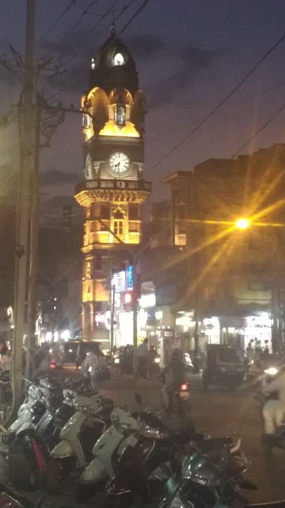 Raopura Tower Night decoration