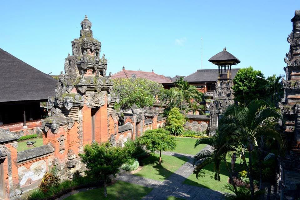 Courtyard inside the Negeri Propinsi Museum in Denpasar