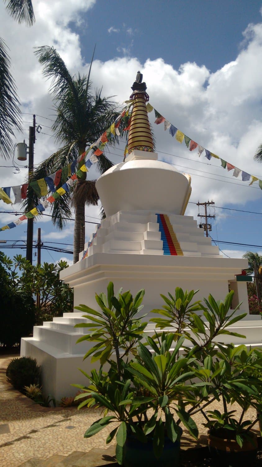 Linda visão do templo